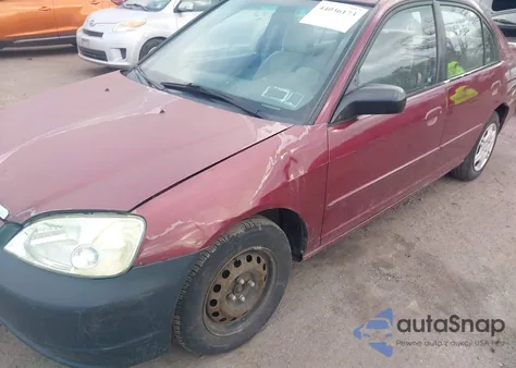 2002 Honda Civic Lx из США, поврежденный, VIN 2HGES16582H526126
